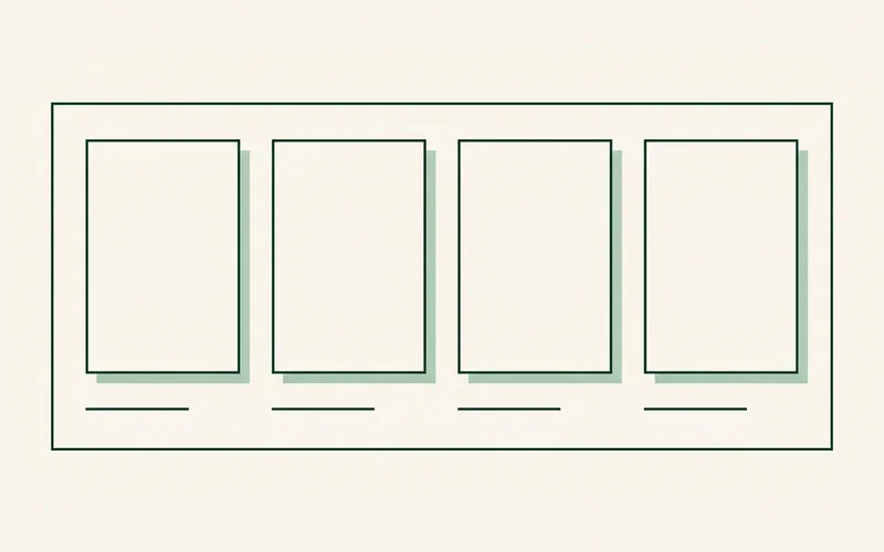 Coverage diagram: four labelled tiles for servicing, chemical wash, repair and installation