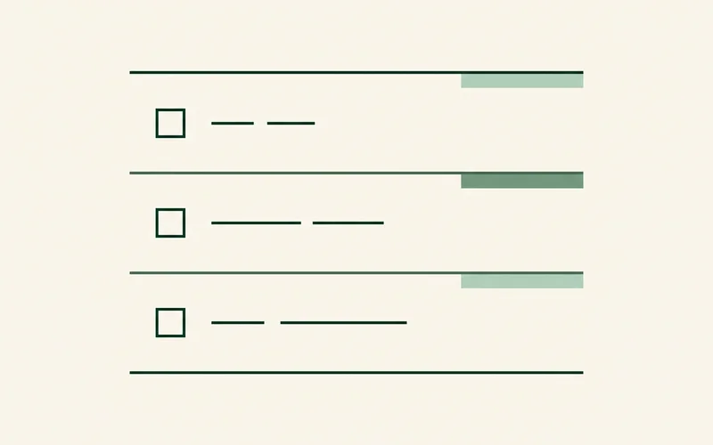 Checklist reading free, no account, no sales calls