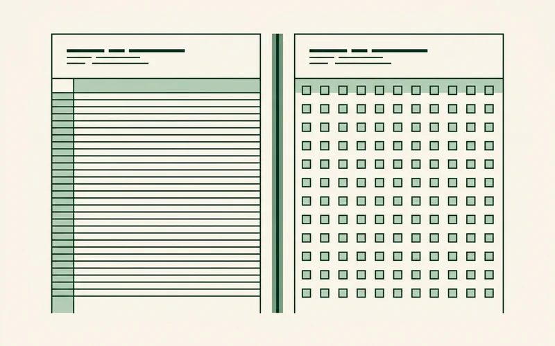 Typographic wall motif separating the ranking engine from payment data