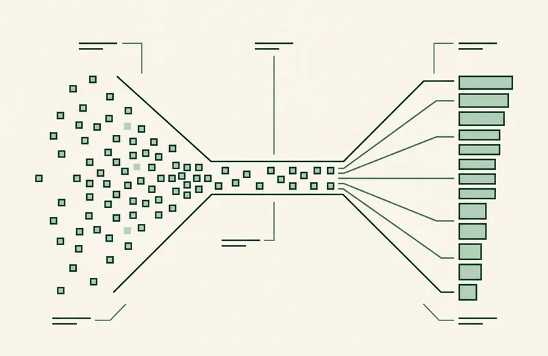 Diagram: public reviews flowing through a published method into a single ranked column